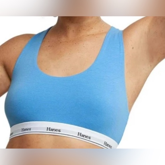 2 Pack Hanes Breathable Moisture Wicking Women’s Bralettes New With Tags! - Picture 1 of 11